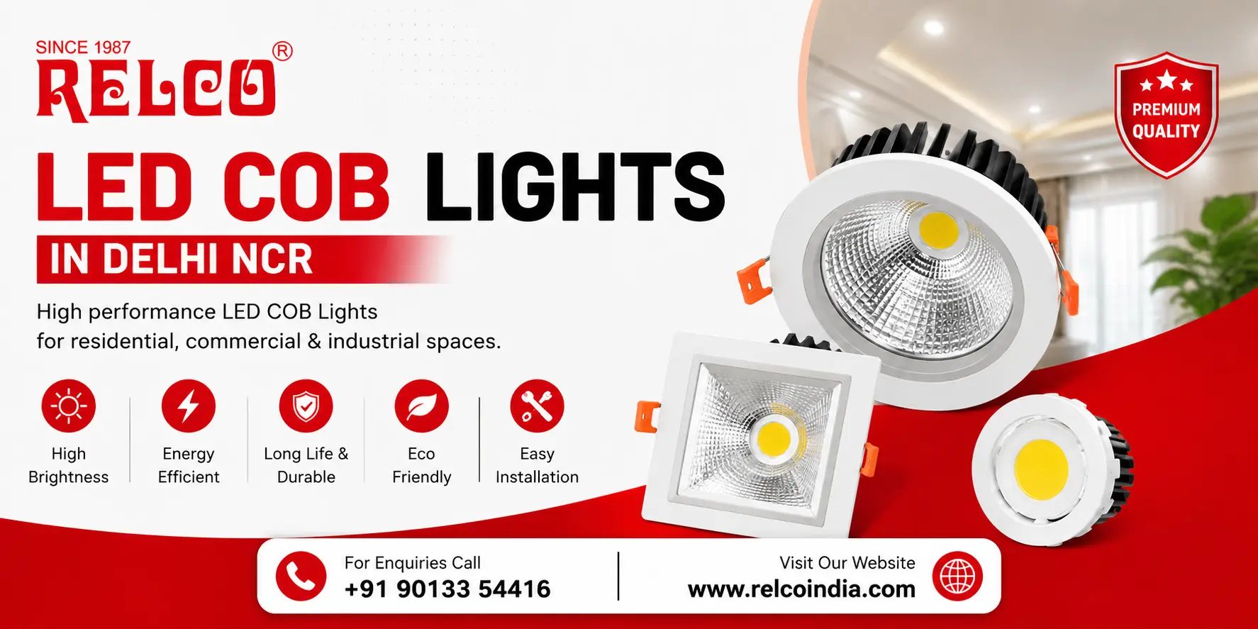 led cob lights in delhi ncr