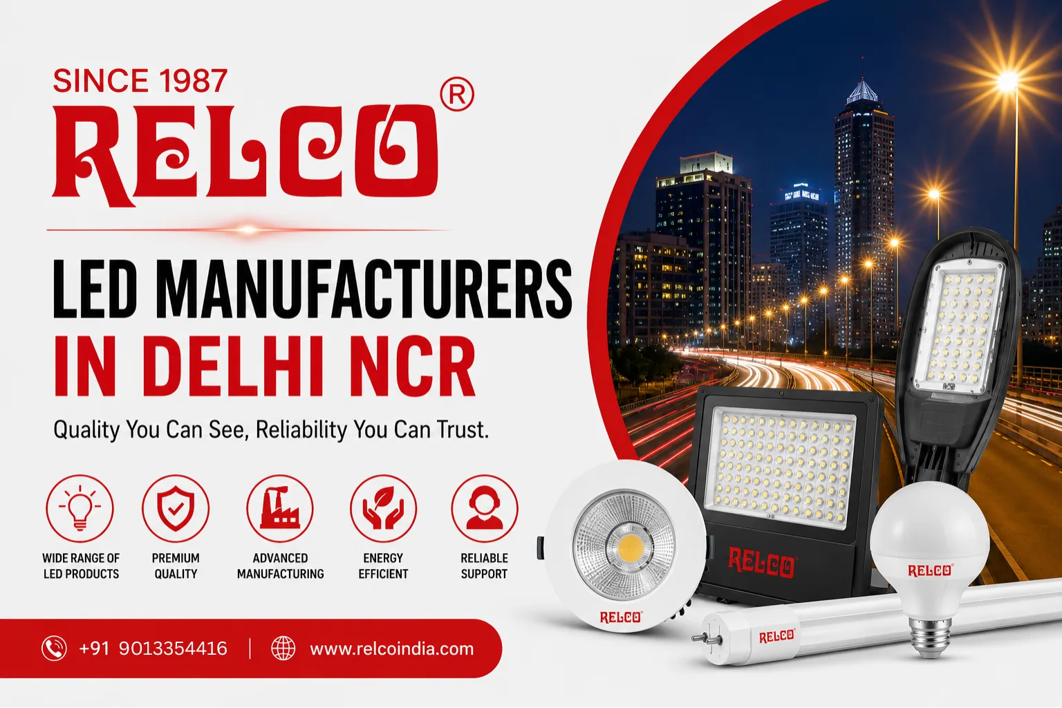 led manufacturers in delhi ncr