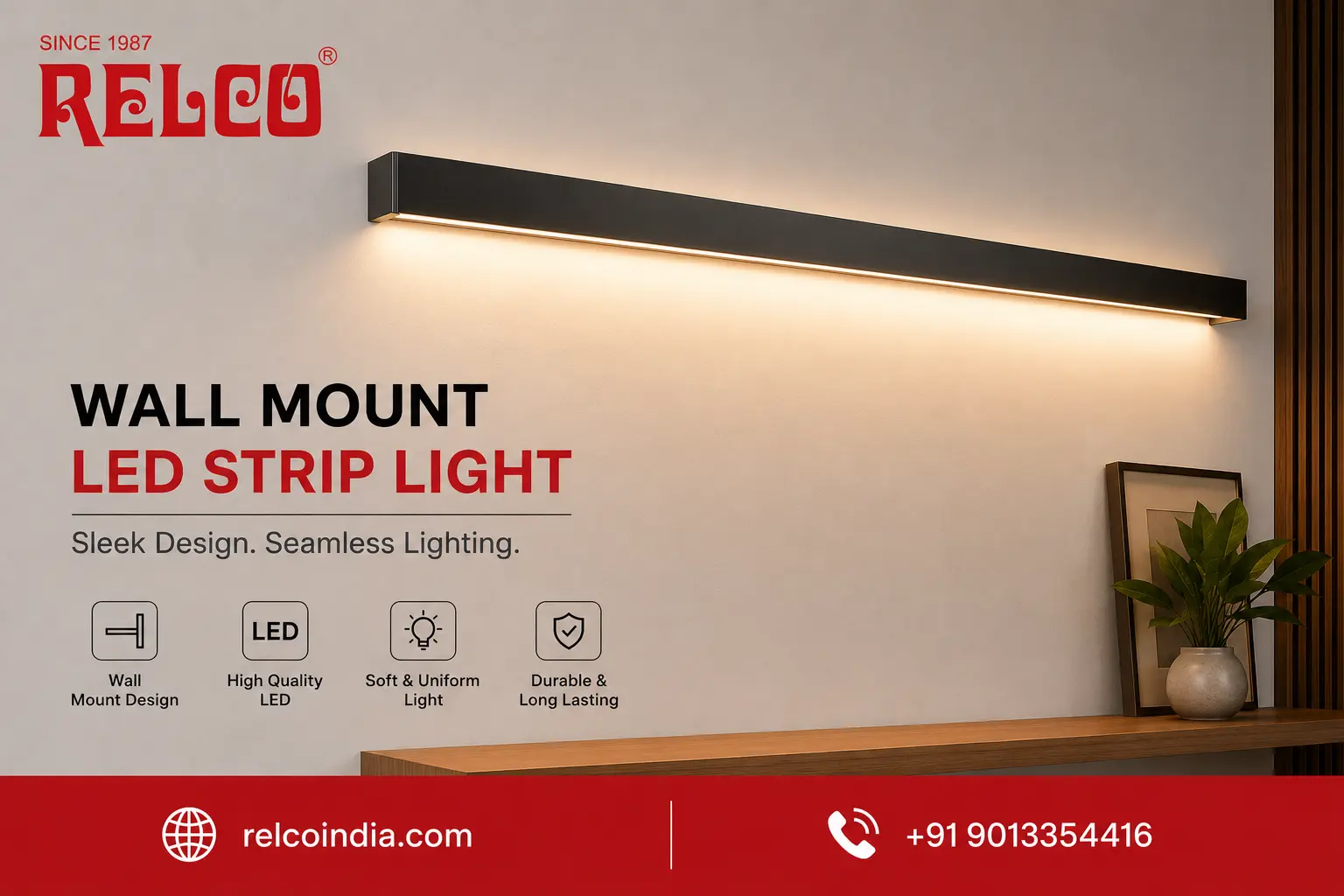 Wall Mount LED Strip Lights