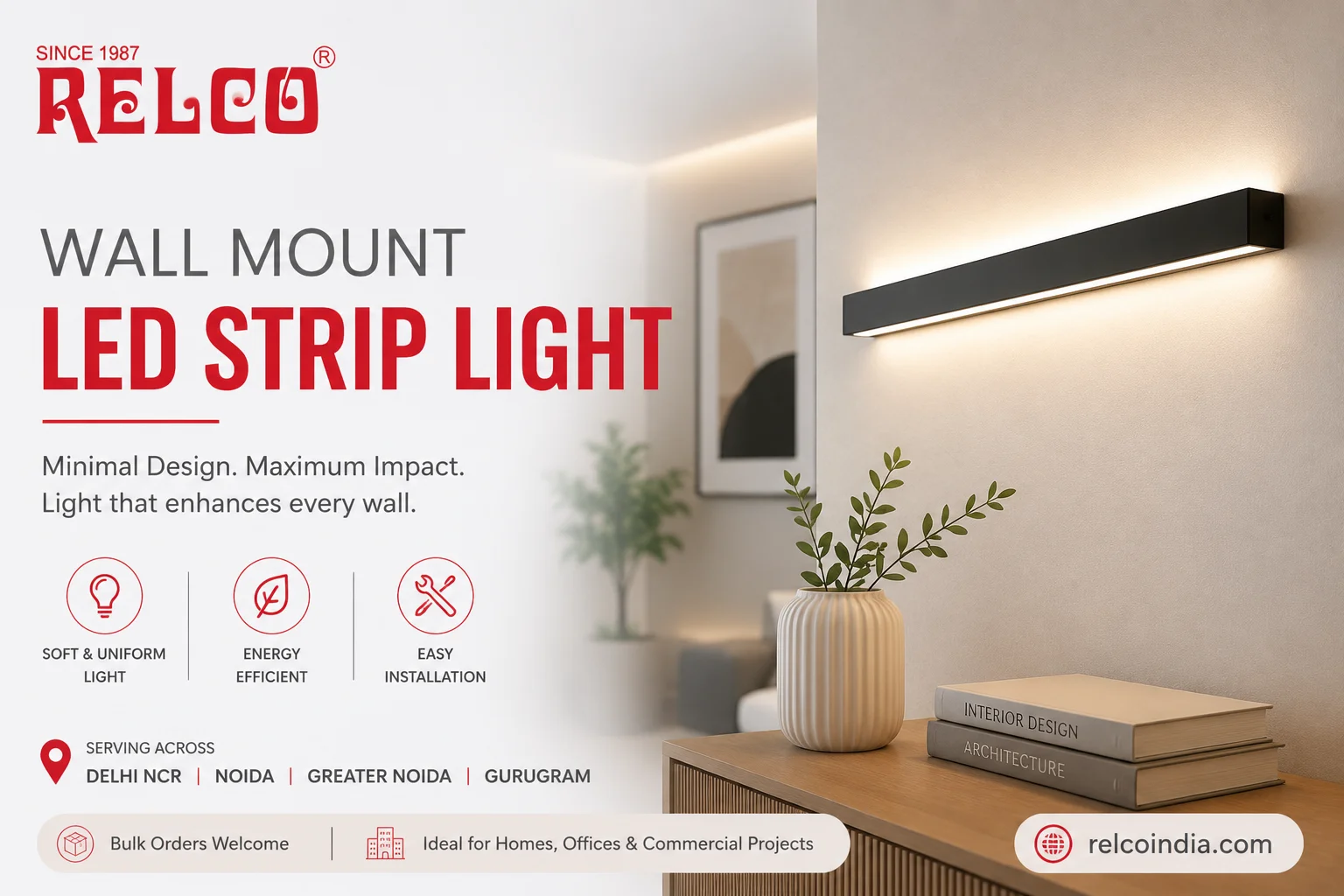 wall mount led strip light