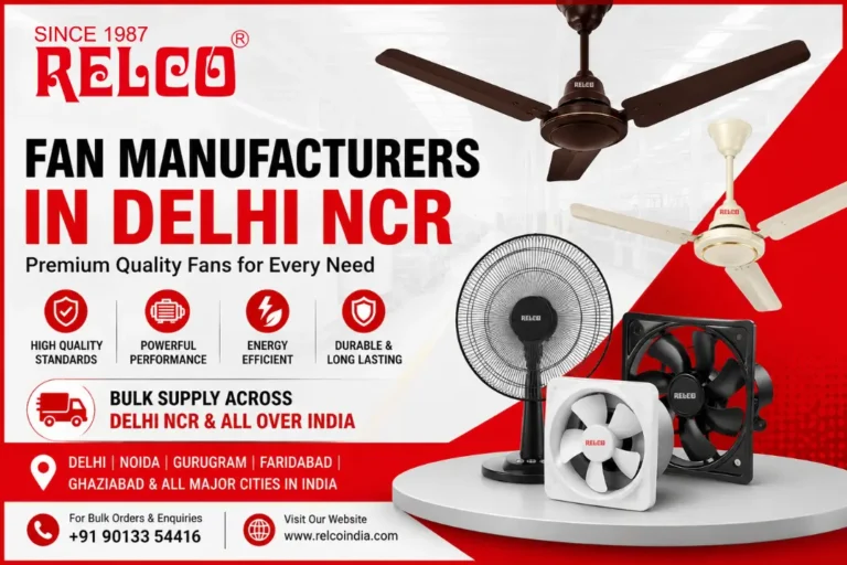 Fan Manufacturers in Delhi NCR