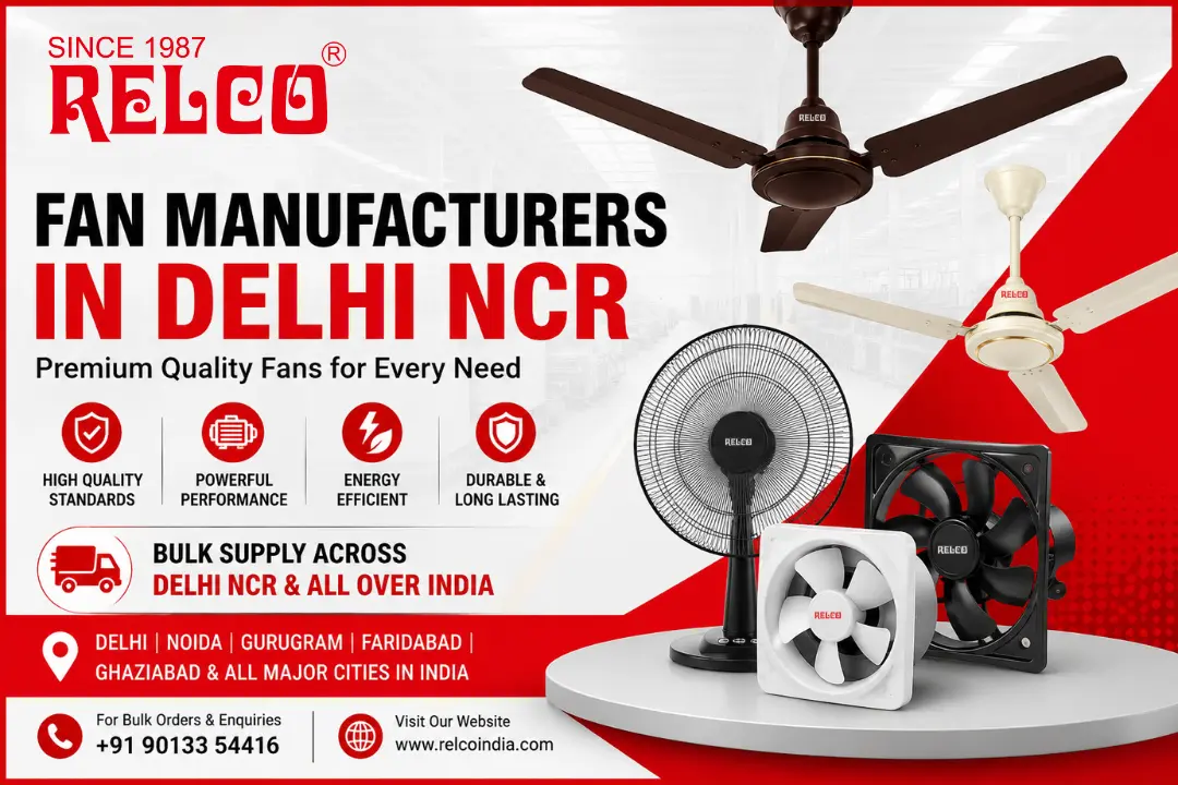 Fan Manufacturers in Delhi NCR