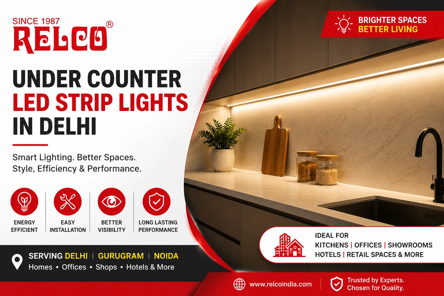 Under Counter LED Strip Lights in Delhi